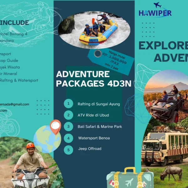 Bali Adventure Packages 4D3D
