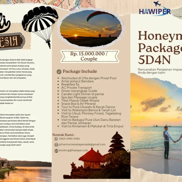 Bali Honeymoon Package 5D4N